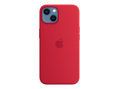 Apple : IPHONE 13 SILICONE CASE avec MAGSAFE (PRODUCT)RED