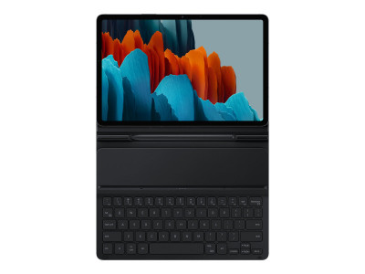 Samsung : TAB S7 BLACK BOOKCOVER KEYBOARD