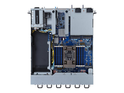 Giga Byte : INTEL BAREBONE E162-220 1U 1CPU 16XDIMM 2XHDD 3XPCIE 2X800W 80+ (bare)