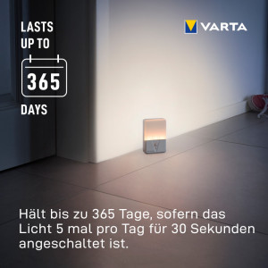 VARTA Détecteur de mouvement à LED 