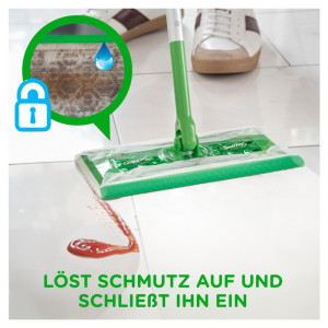 Swiffer Lingettes humides antibactériennes, recharge de 20