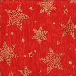 PAPSTAR Serviette à motif de Noël 