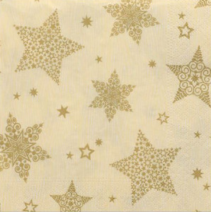 PAPSTAR Serviette à motif de Noël 