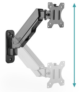 DIGITUS Support écran simple universel, montage mural