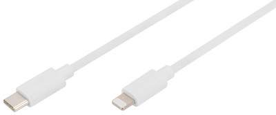 DIGITUS Câble de données/de charge, Lighting-USB-C, MFI, 1 m