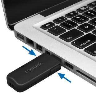 LogiLink Verrou USB de sécurité, 1x clé / 4x verrous