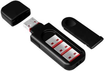 LogiLink Verrou USB de sécurité, 1x clé / 4x verrous