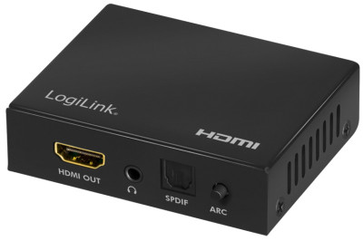 LogiLink Extracteur audio HDMI 4K/60Hz, noir