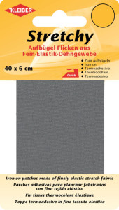 KLEIBER Patch thermocollant élastique, 400 x 60 mm, rouge