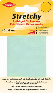 KLEIBER Patch thermocollant élastique, 400 x 60 mm, rouge