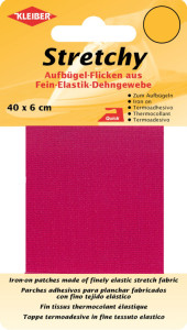 KLEIBER Patch thermocollant élastique, 400 x 60 mm, rouge