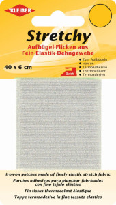 KLEIBER Patch thermocollant élastique, 400 x 60 mm, beige