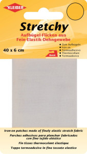 KLEIBER Patch thermocollant élastique, 400 x 60 mm, beige