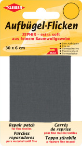 KLEIBER Patch thermocollant Zephir, 300 x 60 mm, blanc