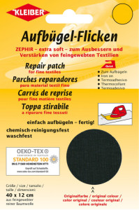 KLEIBER Patch thermocollant Zephir, 400 x 120 mm, blanc