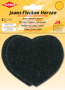 KLEIBER Patch thermocollant pour jeans Coeur, rose