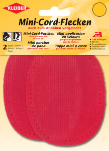 KLEIBER Mini patch thermocollant, fin velours côtelé, beige