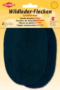 KLEIBER Patch à coudre en daim, 155 x 100 mm, beige