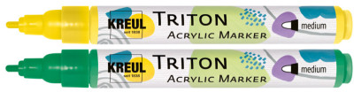 KREUL Feutre acrylique TRITON Acrylic Marker, vert permanent