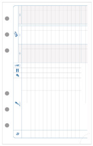 EXACOMPTA Recharge Exatime 17, 2021/2022, 1 semaine/2 pages