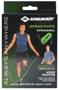 SCHILDKRÖT Corde à sauter Speed Rope, 3,0 m, noir/vert