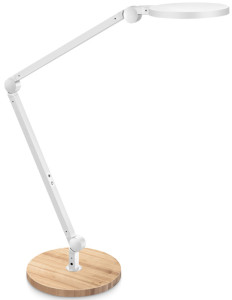 CEP Lampe de bureau LED GIANT, chêne/blanc