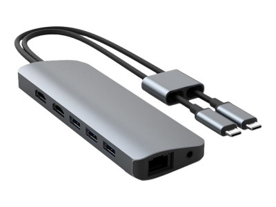 Hyper : HUB VIPER 10-IN-2 USB-C GRAY