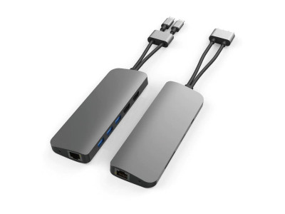 Hyper : HUB VIPER 10-IN-2 USB-C GRAY