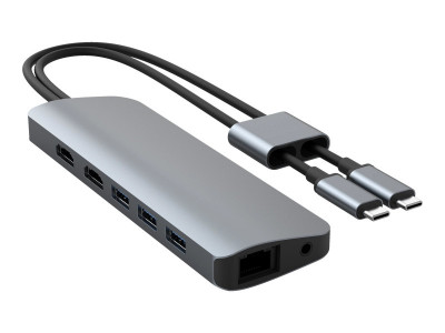 Hyper : HUB VIPER 10-IN-2 USB-C GRAY