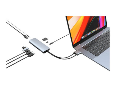 Hyper : HUB VIPER 10-IN-2 USB-C SILVER