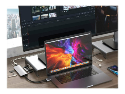 Hyper : HUB VIPER 10-IN-2 USB-C SILVER