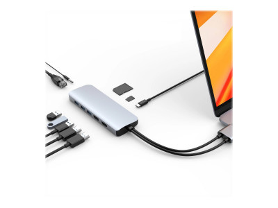 Hyper : HUB VIPER 10-IN-2 USB-C SILVER