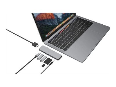 Hyper : HUB SOLO 7-IN-1 LAPTOP GRAY