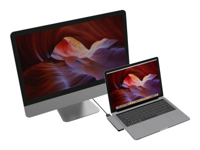 Hyper : HUB SOLO 7-IN-1 LAPTOP GRAY