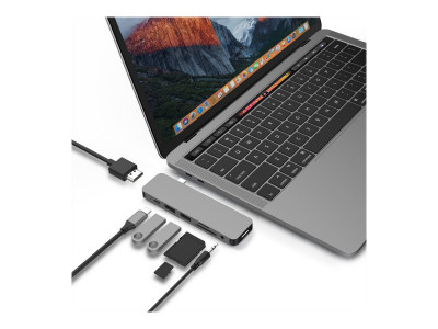 Hyper : HUB SOLO 7-IN-1 LAPTOP GRAY