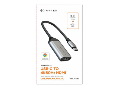 Hyper : HYPERDRIVE USB-C TO 4K60HZ HDMI ADAPTER