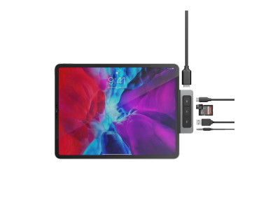 Hyper : HYPERDRIVE MEDIA 6-IN-1 USB-C HUB pour IPAD PRO/AIR