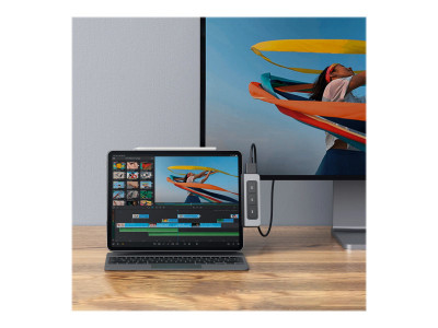 Hyper : HYPERDRIVE MEDIA 6-IN-1 USB-C HUB pour IPAD PRO/AIR