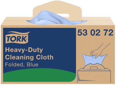 TORK Chiffon de nettoyage multi-usages, 415 x 355 mm, bleu