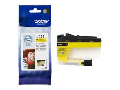 Brother LC427Y Cartouche d'encre Jaune 1500 pages pour MFC-J6957DW et MFC-J5955dw