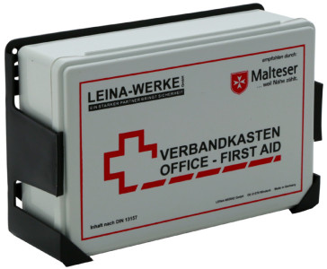 LEINA Betriebsverbandkasten Office, Inhalt DIN 13157, weiß