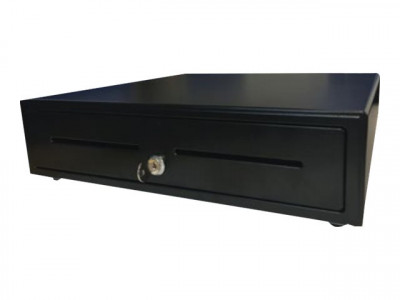 APG Cash Drawer : ECD405 SLIDE-OUT BLACK 4X8 405X420X100 STEEL 24V RJ11