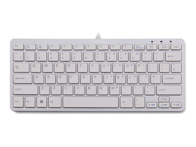 R-Go Tools : R-GO COMPACT KEYBOARD LAYOUT QWERTY WHT WIRED