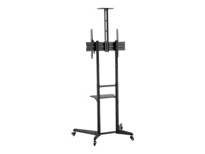 Neomounts : MOBILE FLOOR STAND INCL. AV- et CAM SHELF (HEIGHT ADJUSTABLE