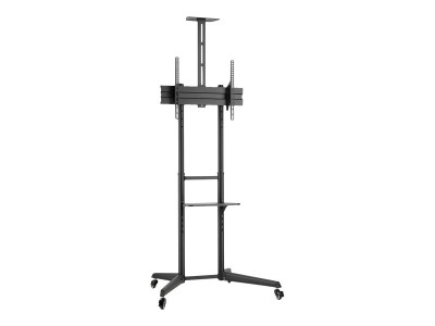 Neomounts : MOBILE FLOOR STAND INCL. AV- et CAM SHELF (HEIGHT ADJUSTABLE