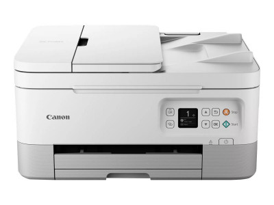 Canon : PIXMA TS7451A WHITE INK A4 MFP 3IN1 / 3.7 CM OLED / ADF