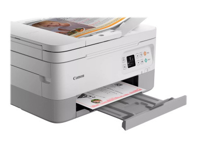 Canon : PIXMA TS7451A WHITE INK A4 MFP 3IN1 / 3.7 CM OLED / ADF