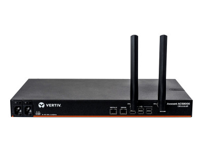 Vertiv : 8 PORT ACS8000 CELLULAR avec 4G/LTE DUAL AC POWER SUPPLY