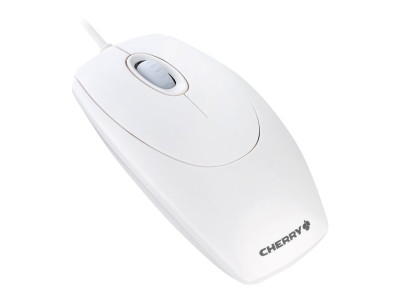 Cherry : WHEELMOUSE OPTICAL WHITE-GREY