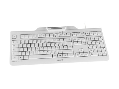 Cherry : CHERRY KC 1000 SC WHITE-GREY USB